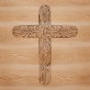 A detailed illustration of an ornate cross with crucified figure, designed as a vector graphic for various uses.