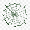 Vector Illustration of a Spider's Handiwork A detailed illustration of a spider web, created as a vector graphic.
