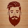 Man Illustration with Facial Hair A stylized illustration of a man with facial hair.