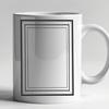 Intricate Frame Clip Art A digital vector illustration of a decorative frame with intricate details.
