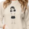 SVG Girl Design SVG representation of a child figure with clean lines and simple design.