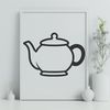 Beautiful Teapot Illustration for Clip Art Designs A teapot illustration suitable for vector art and clip art designs.