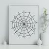 Stylized Web Design Illustration A stylized illustration of a spider web in vector format.