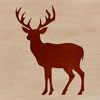 Silhouette Deer Design Vector Deer silhouette in vector art form