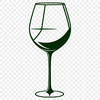 Stylized Wine Glass Illustration A stylized illustration of a glass of wine, suitable for vector art and clipart designs.