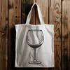 Simple Wine Illustration in Vector Format A simple glass of wine illustration in vector format.