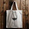 Wine and Bottle SVG Graphic SVG illustration of a glass of wine with wine bottle in the background.