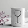 SVG Wine Design Free Download A glass of red wine with a subtle design element in the background.