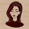 Clean Vector Woman Illustration A woman illustrated in a clean vector style.