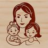 Female Digital Template for Cutting Machines A female figure designed as a digital template for cutting machines and laser cutters.