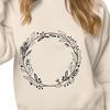 Free Vector Wreath Image Download A decorative floral wreath design made in vector format.