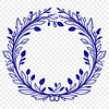 A decorative floral wreath made up of intertwined elements, suitable for various cutting machines and digital designs.