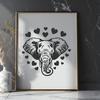 Unique Elephant In SVG Free Commercial Use Download