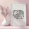 Stunning Elephant In PDF And PNG