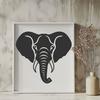 Artistic Elephant - Laser Cutter DXF Free Download