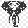 Unique Elephant Clip Art