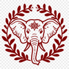 Free Ornate Elephant Vector Art