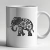 Unique Elephant In SVG, PNG, PDF And DXF File Formats - Free