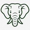 Stunning Elephant In SVG For Free Download