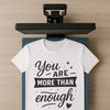 Motivational Vector Quotes for Self Confidence A motivational quote about self worth, designed as a vector graphic with clean lines and simple typography.