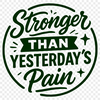 Inspiring cancer survivor quote in vector format for commercial or personal use.