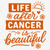 Inspirational quotes from cancer survivors, vector graphic designed for personal or commercial use.