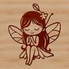 A whimsical mythical creature from a fairy tale, designed as a vector graphic.