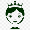 Beautiful Princess Clip Art Vector Design A young female princess character in vector format, suitable for digital design projects.