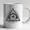 Eye Of Providence Template In PNG File Format For Free Download