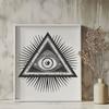 Beautiful Eye Of Providence In PNG Format