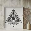 Ornate Eye Of Providence Clip Art - Free SVG Download