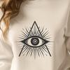 Eye Of Providence Image In SVG, PNG, PDF And DXF File Formats