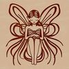 Illustration of a mythical fairy from a fairy tale.