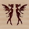 Mythical Creature Clipart Design A delicate mythical creature from a fairy tale, created as a vector graphic in an SVG format.
