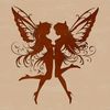 Illustration of a mythical fairy in an ornate setting, suitable for vector design and commercial use.