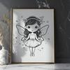 Cute Fairy In SVG Format