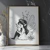 Stunning Fairy Digital Drawing In SVG For Free Download