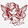 Beautiful Fairy SVG