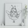 Free Fairy In PDF & PNG