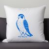 Vector Design of a Soaring Falcon A detailed vector illustration of a falcon in mid-flight, suitable for cutting machine projects.