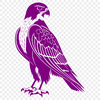 Beautiful Falcon Silhouette for Cutting Machines An SVG silhouette of a falcon with clean lines and precise edges, perfect for cutting machine designs.