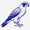 Falcon SVG Cut File Design Free Download Falcon bird silhouette vector art for commercial use.