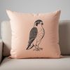 Bird Silhouette Falcon Svg Free Download A vector illustration of a falcon in flight, suitable for commercial and personal projects.