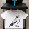 Free Vector Falcon Illustration for Cutting Machines A stylized illustration of a falcon in flight, suitable for digital cutting or engraving.