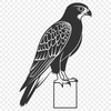 Free Vector Falcon Illustration Vector illustration of a falcon bird in flight, suitable for commercial and personal use, free to download.