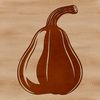 Squash Design Template for Graphic Projects Illustrative depiction of a squash, suitable for graphic design projects.