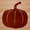 Rugged Summer Vegetable Art A detailed illustration of a mature yellow squash with ridges and bumps.