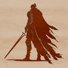 Medieval Icon in Vector Format A stylized knight icon designed for digital and printable use.