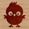 Farm Favourite SVG Design An SVG design featuring a cute chick perched on top of a grassy mound.