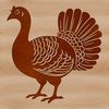 Beautiful Turkey SVG Design A realistic illustration of a farm animal commonly raised for meat, particularly during the Christmas season.